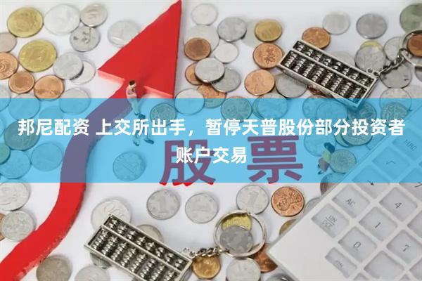 邦尼配资 上交所出手，暂停天普股份部分投资者账户交易