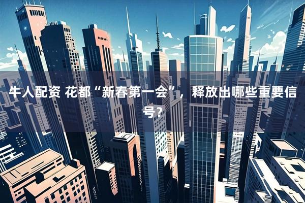 牛人配资 花都“新春第一会”，释放出哪些重要信号？