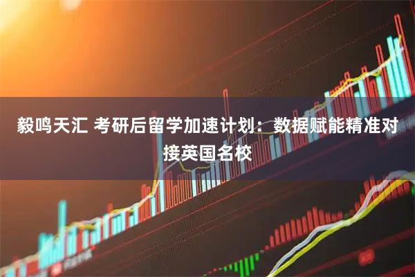 毅鸣天汇 考研后留学加速计划：数据赋能精准对接英国名校